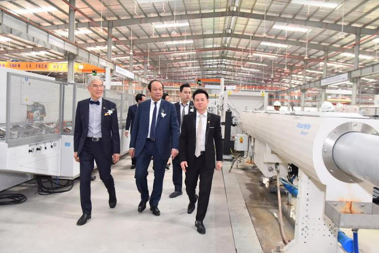 Ströman Việt Nam khánh thành Nhà máy ống nhựa và Phụ kiện Ströman công suất 150.000 tấn/năm