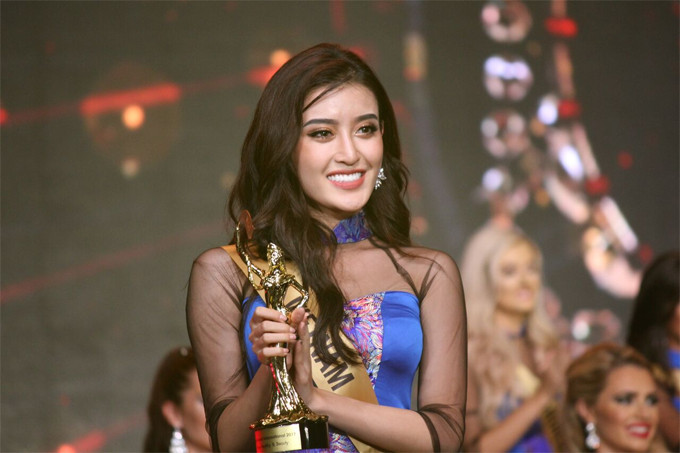 Huyền My giành giải Hoa hậu khỏe đẹp tại Miss Grand International 2017