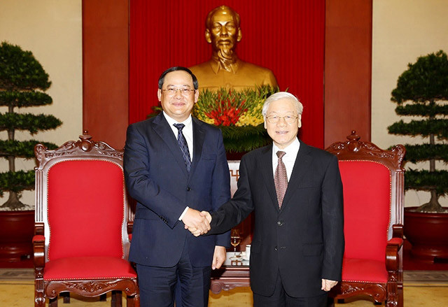 Lãnh đạo Đảng, Chính phủ tiếp Phó Thủ tướng Lào Sonexay Siphandone