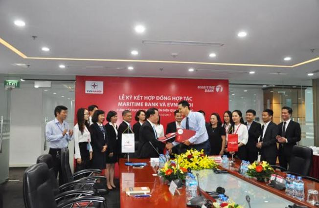 Maritime Bank triển khai dịch vụ thu hộ tiền điện trên địa bàn TP.Hà Nội
