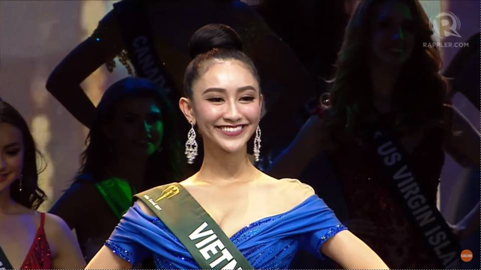 Hà Thu trượt top 8 Hoa hậu Trái Đất 2017