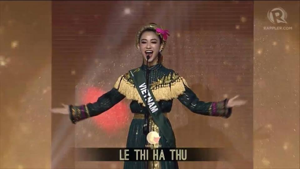 Hà Thu trượt top 8 Hoa hậu Trái Đất 2017