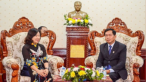 Đoàn đại biểu cấp cao TANDTC Việt Nam thăm và làm việc tại CHDCND Lào