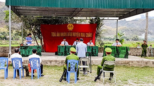 TAND huyện Mai Châu, Hòa Bình: Hoàn thành vượt chỉ tiêu trên nhiều mặt công tác