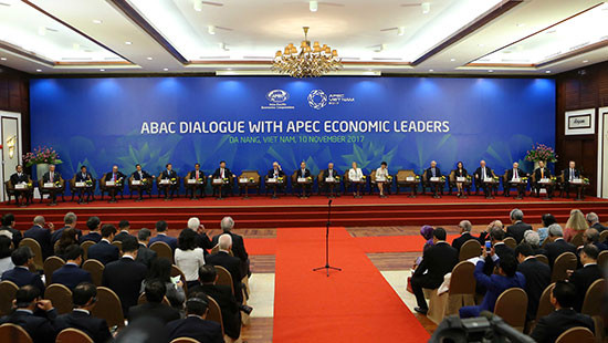 Đối thoại giữa Hội đồng tư vấn doanh nghiệp APEC với các nhà lãnh đạo kinh tế APEC