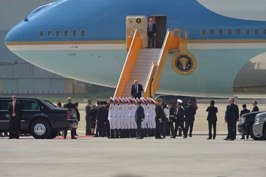 Tổng thống Mỹ Donald J.Trump đến Đà Nẵng
