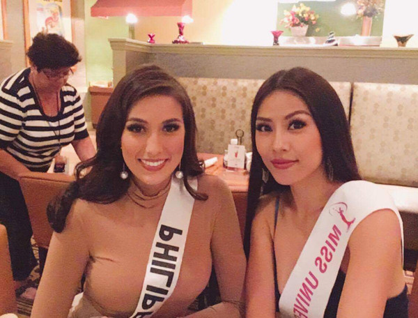 Nguyễn Thị Loan lên trang chủ Miss Universe ngay ngày đầu nhập cuộc