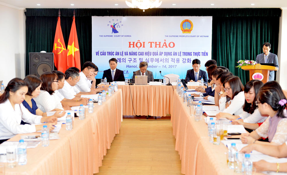 TANDTC Việt Nam-TATC Hàn Quốc: Trao đổi kinh nghiệm ban hành, áp dụng án lệ trong thực tiễn