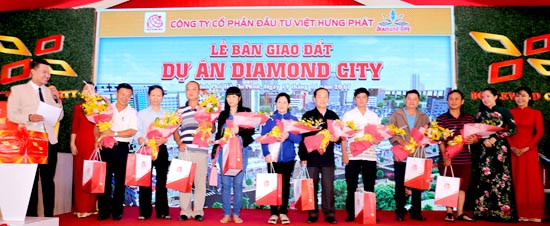 Dự án Diamond City chính thức được bàn giao cho khách hàng
