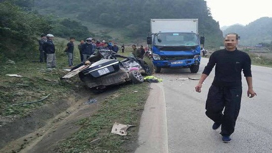 Sơn La: Tai nạn giao thông nghiêm trọng, 4 người chết, 1 người bị thương