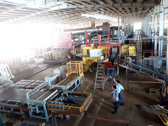 Nhà máy gạch tuynel Sơn Trung Hiếu: Sản xuất gạch theo công nghệ mới, nâng cao hiệu quả và bảo vệ môi trường