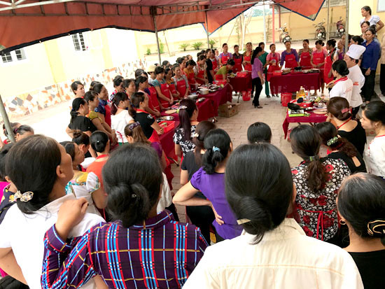 Thanh Hóa: Tổ chức lớp học nấu ăn cho phụ nữ trên địa bàn tỉnh