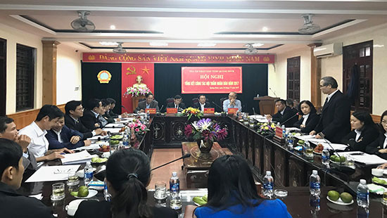 TAND tỉnh Quảng Bình tổng kết công tác Hội thẩm nhân dân năm 2017
