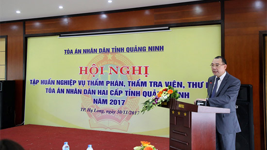 TAND tỉnh Quảng Ninh tập huấn nghiệp vụ