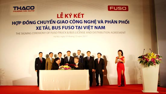 THACO chính thức là nhà Tổng phân phối FUSO tại Việt Nam