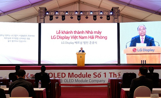 Khánh thành Nhà máy LG Display Việt Nam và cầu vượt vào cảng Hải Phòng
