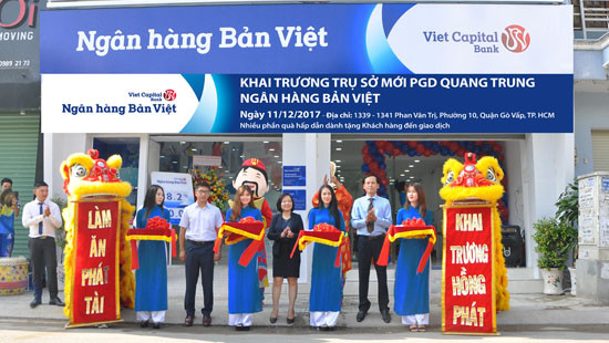 Ngân hàng Bản Việt-Phòng giao dịch Quang Trung khai trương trụ sở mới 