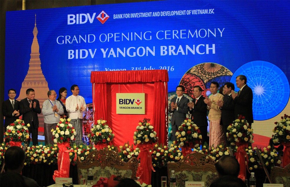 BIDV chấm dứt hoạt động văn phòng đại diện tại Yangon
