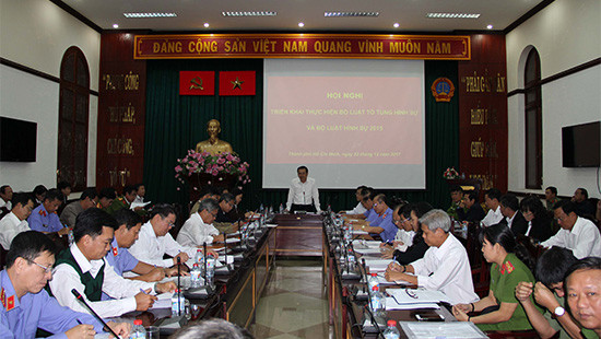 TAND cấp cao tại Tp Hồ Chí Minh tổ chức Hội nghị triển khai thực hiện BLHS và BLTTHS