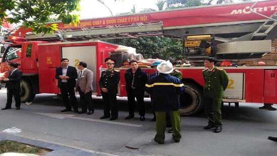 Hà Nội: Cháy lớn tại chung cư Golden Westlake