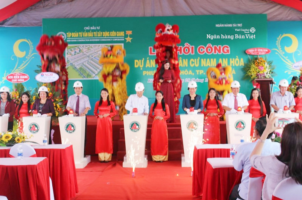 Ngân hàng TMCP Bản Việt tài trợ tín dụng 300 tỷ đồng cho dự án khu dân cư Nam An Hoà (Kiên Giang)