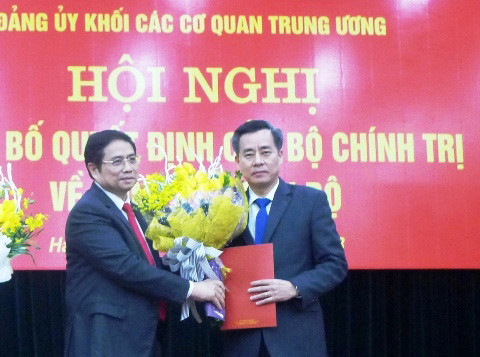 Bộ Chính trị phân công ông Sơn Minh Thắng giữ chức Bí thư Đảng ủy Khối các cơ quan T​W