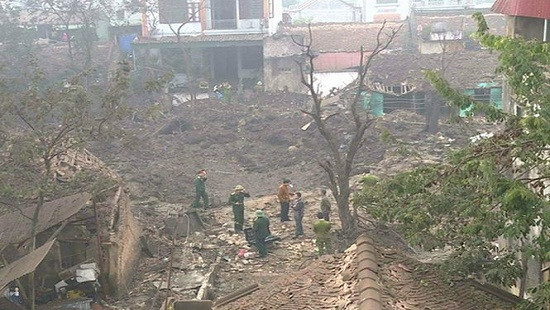Hiện trường tan hoang vụ nổ ở Bắc Ninh khiến 2 người tử vong