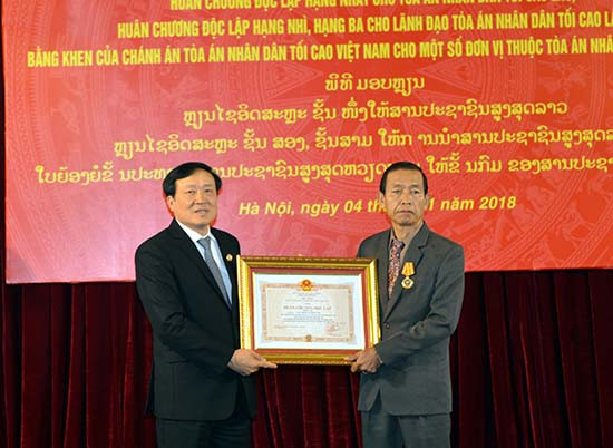 TANDTC Việt Nam - Lào: Đẩy mạnh hợp tác toàn diện trên các lĩnh vực 