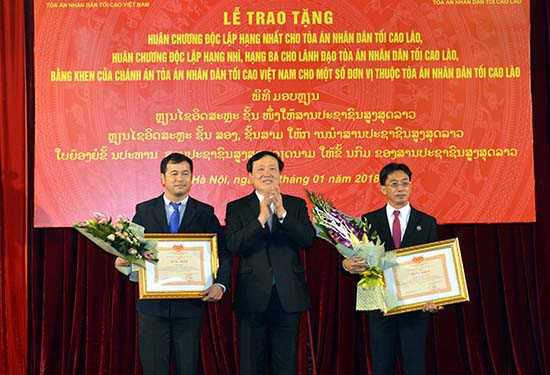 TANDTC Việt Nam - Lào: Đẩy mạnh hợp tác toàn diện trên các lĩnh vực 
