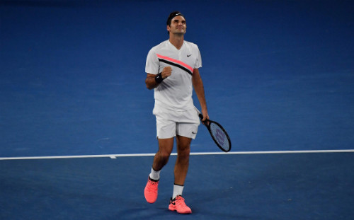 Federer chưa cần đến hai tiếng để vượt qua vòng hai. Ảnh: AFP.