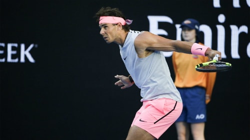 Nadal vào vòng bốn mà chưa thua set nào. Ảnh: Tennis Australia.