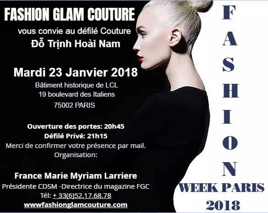 NTK Đỗ Trịnh Hoài Nam lên đường sang Paris chuẩn bị show diễn Haute Couture 