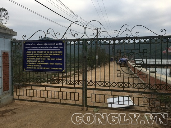 Thái Nguyên: Chậm trễ khắc phục sự cố Hồ Núi Cốc sau khi ban bố tình trạng khẩn cấp