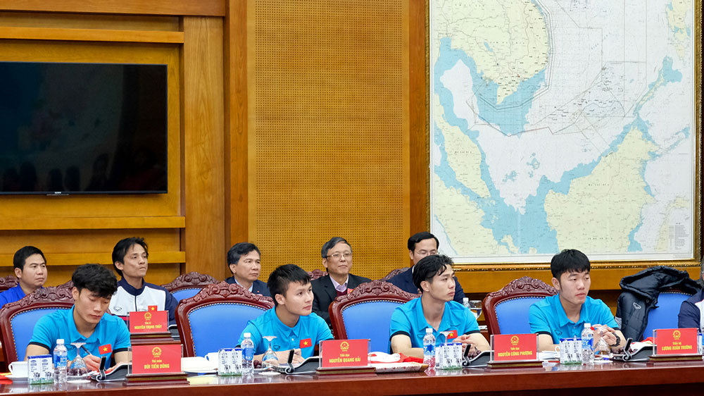 Thủ tướng gặp mặt thành viên U23 Việt Nam và HLV Park Hang-seo 