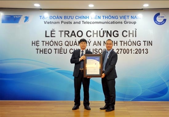 VNPT nhận chứng chỉ ISO/IEC 27001:2013 cho hệ thống quản lý ANTT