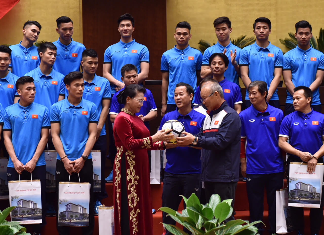 Chủ tịch Quốc hội: Đội bóng U23 vô địch trong lòng người dân Việt Nam