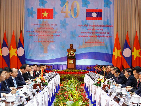 Khai mạc Kỳ họp lần thứ 40 Ủy ban liên Chính phủ Việt Nam-Lào