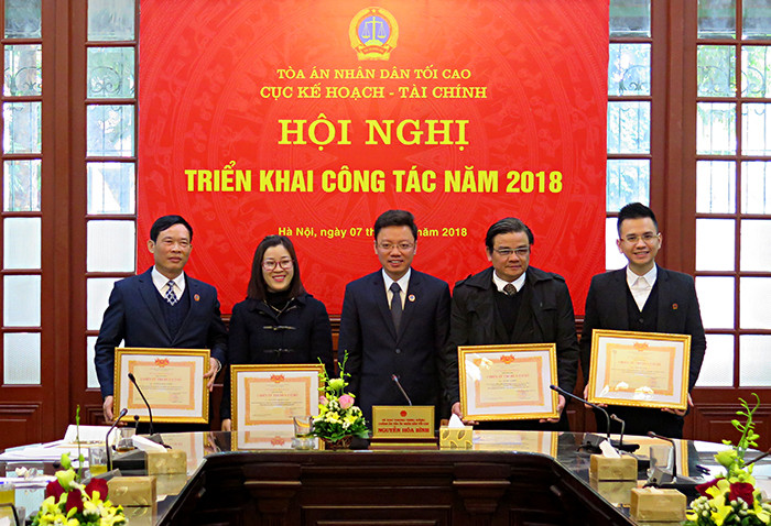 Cục Kế hoạch - Tài chính TANDTC tổ chức triển khai công tác năm 2018