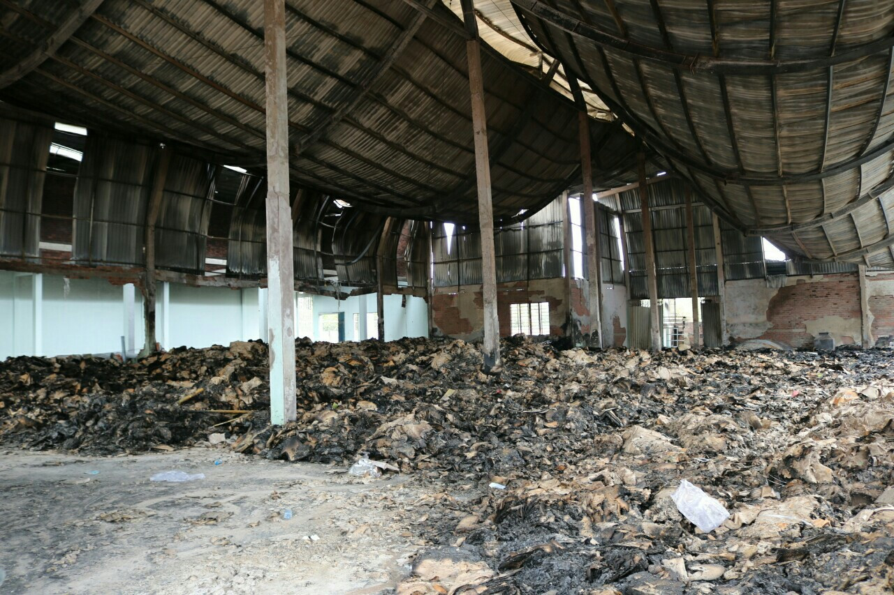 Kho sầu riêng bị hỏa hoạn thiệt hại tiền tỷ, sau 3 tháng chưa giải quyết hiện trường