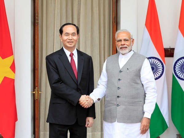 Chủ tịch nước Trần Đại Quang hội đàm, hội kiến với Thủ tướng và Tổng thống Ấn Độ