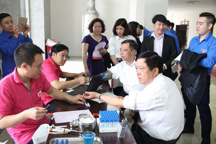  Công đoàn, Đoàn Thanh niên TAND cấp cao tại Hà Nội tham gia hiến máu