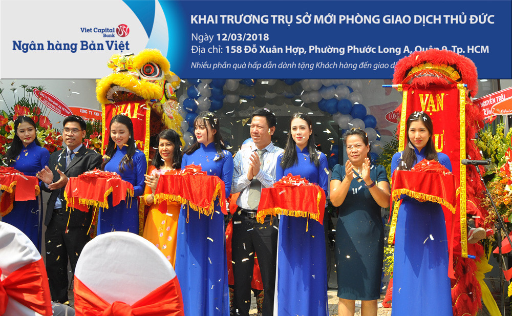 Ngân hàng Bản Việt khai trương trụ sở mới Phòng Giao dịch Thủ Đức