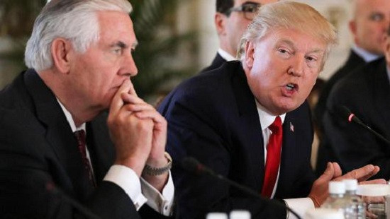 Tổng thống Trump “gây sốc” khi bất ngờ cách chức Ngoại trưởng Rex Tillerson