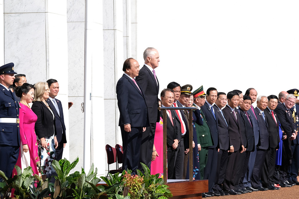 Thủ tướng Australia đón, hội đàm với Thủ tướng Nguyễn Xuân Phúc
