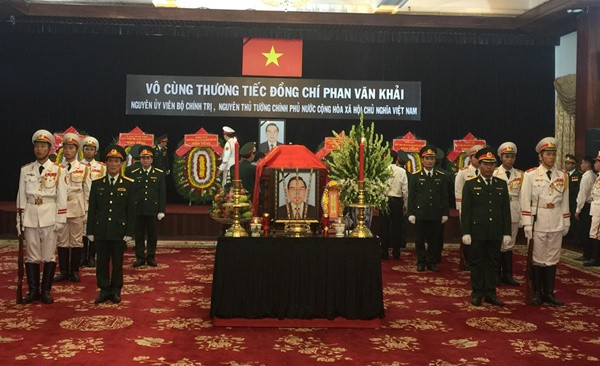Hôm nay, bắt đầu Quốc tang nguyên Thủ tướng Phan Văn Khải