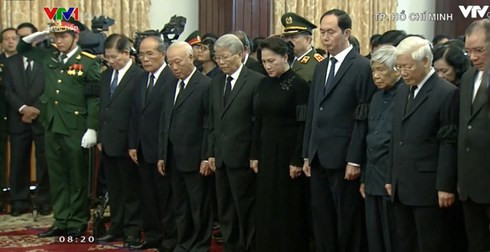 Lễ viếng nguyên Thủ tướng Phan Văn Khải