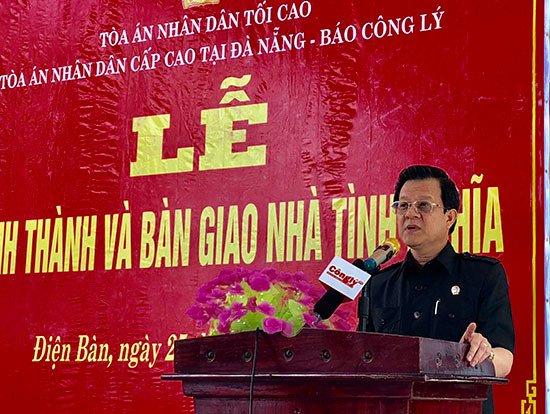 TANDCC tại Đà Nẵng và Báo Công lý bàn giao nhà tình nghĩa cho gia đình liệt sỹ tại Quảng Nam