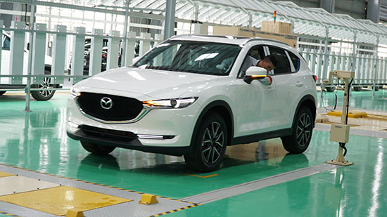 Thaco khánh thành nhà máy sản xuất xe du lịch Thaco Mazda