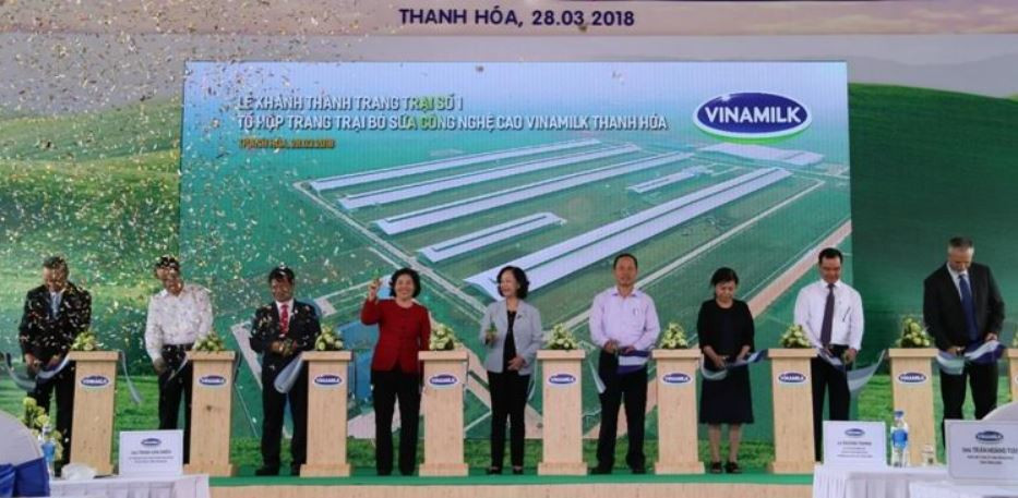 Khánh thành Trang trại số 1 Tổ hợp trang trại bò sữa công nghệ cao Vinamilk tại Thanh Hóa