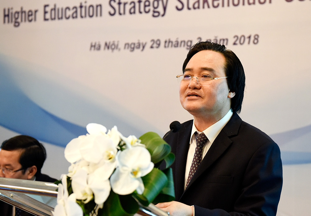 Bộ trưởng Bộ GD-ĐT: Hệ thống giáo dục đại học đang thiếu một chiến lược phát triển dài hạn